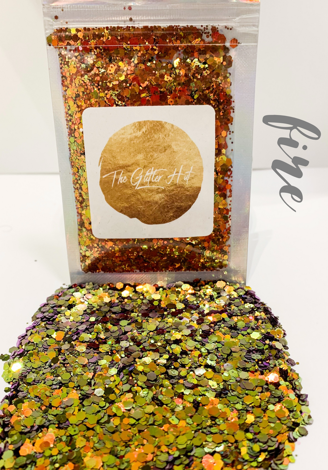 Chunky Mixed 10g Glitter Bag - Fire