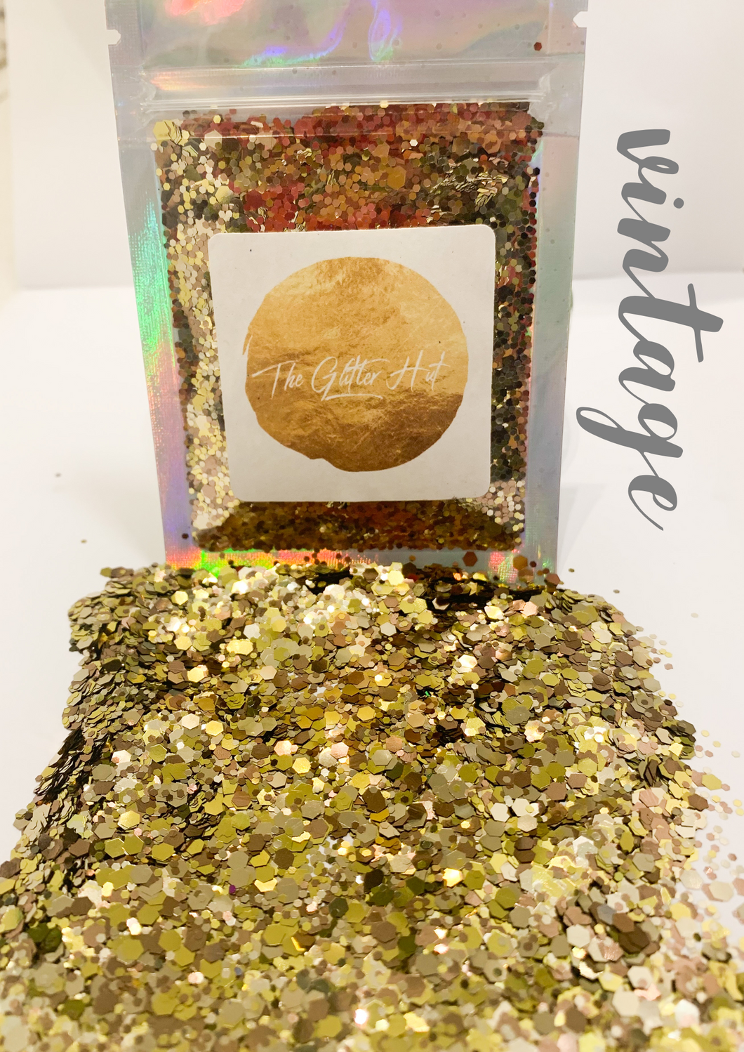 Chunky Mixed 10g Glitter Bag - Vintage