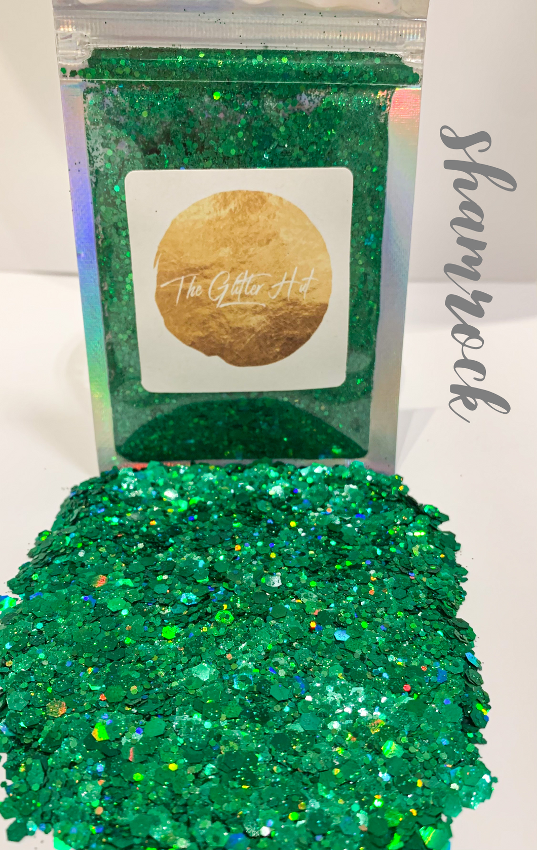 Chunky Mixed 10g Glitter Bag - Shamrock