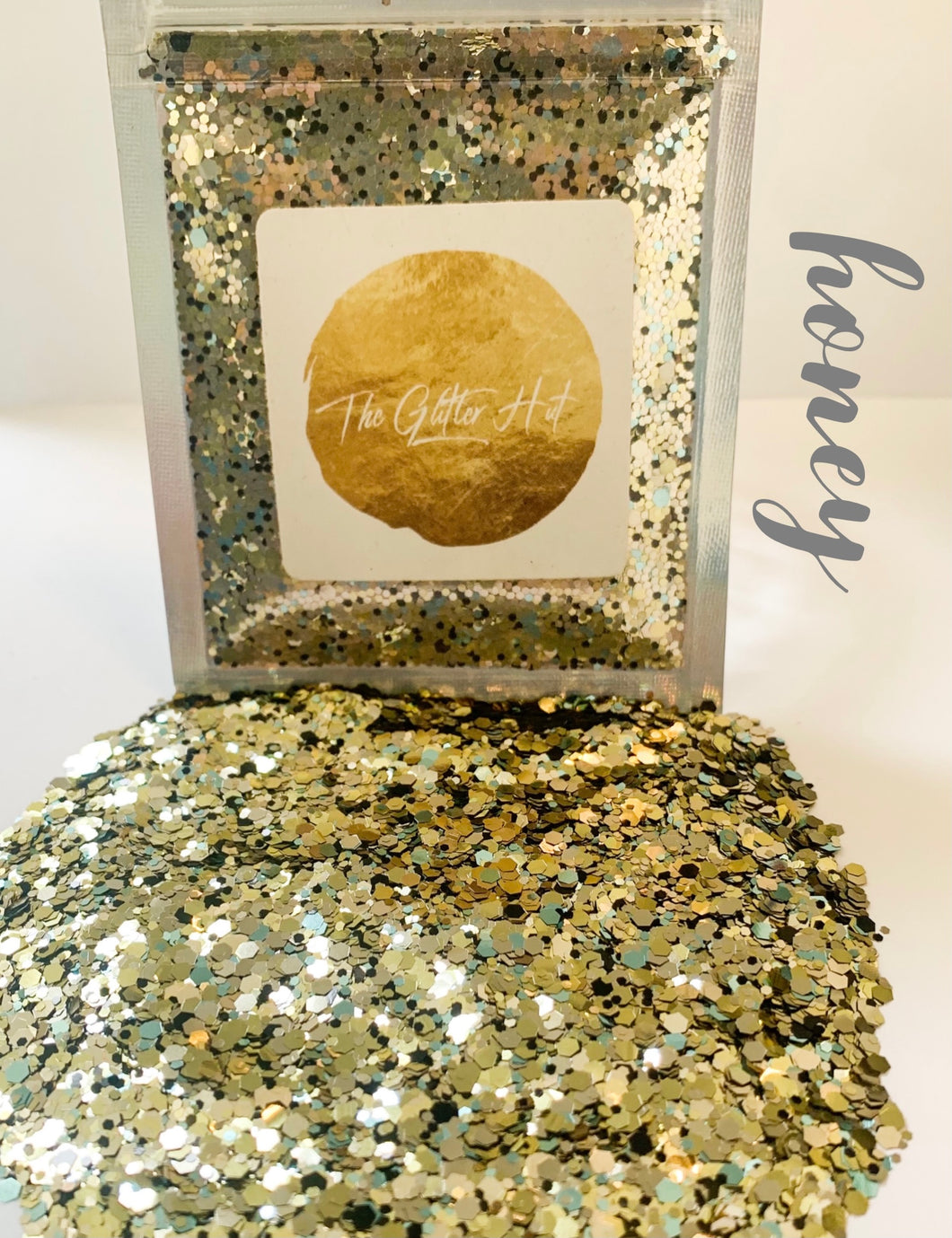 Chunky Mixed 10g Glitter Bag - Honey