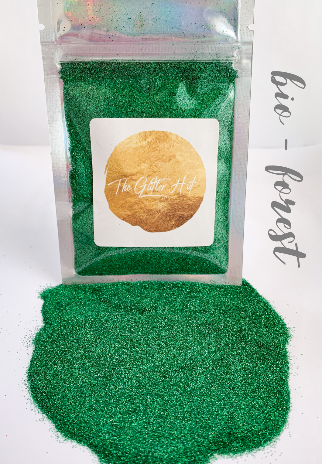 SALE Biodegradable Fine 10g Glitter Bag - Forest
