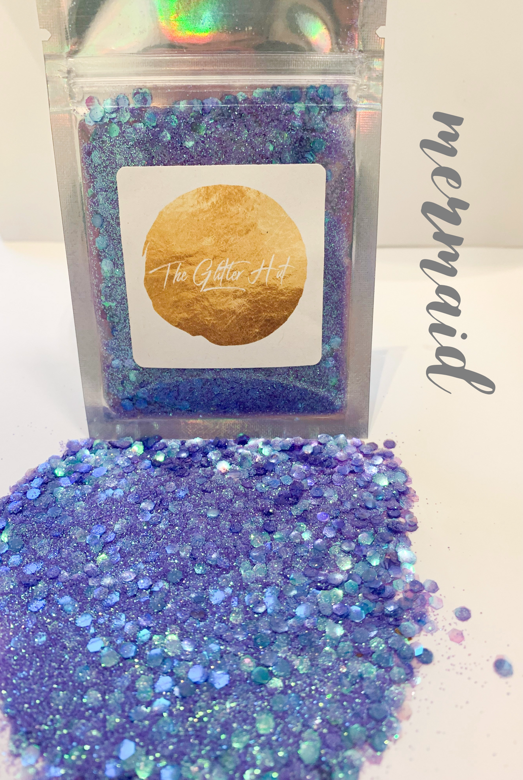 Chunky Fine Mixed 10g Glitter Bag - Mermaid
