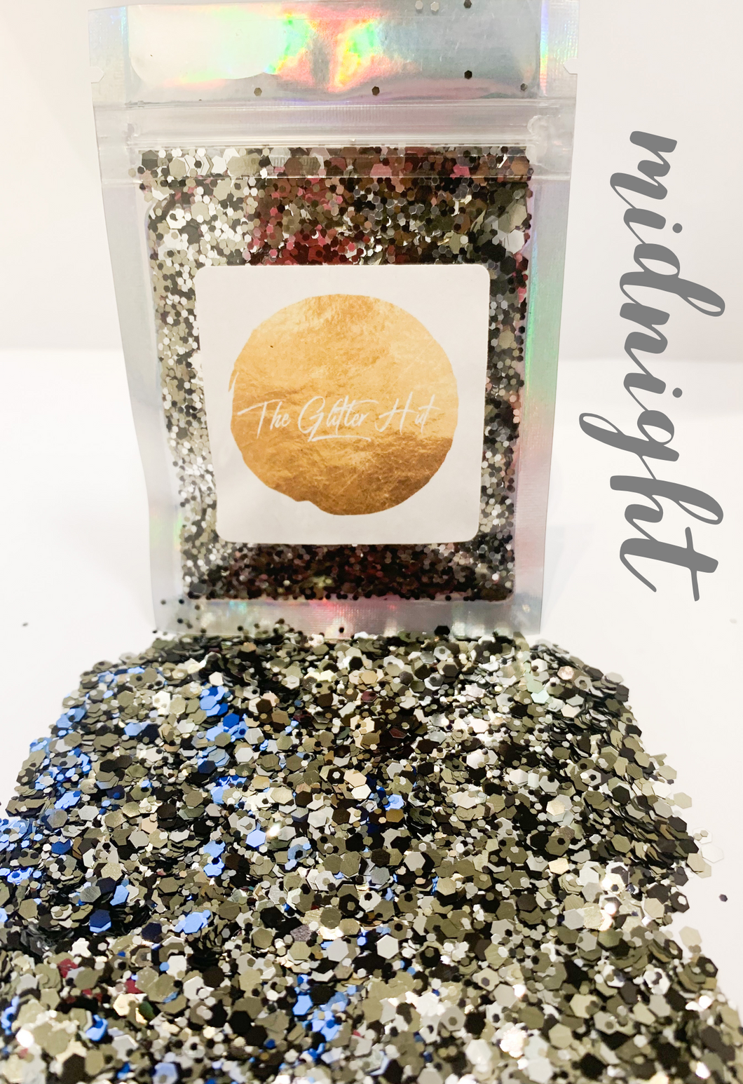 Chunky Mixed 10g Glitter Bag - Midnight