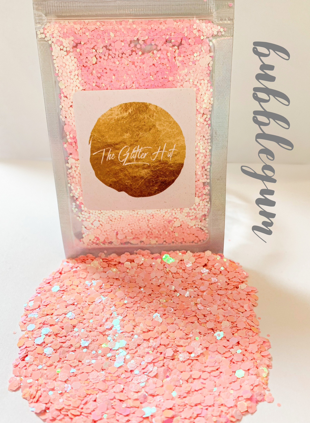 Chunky Mixed 10g Glitter Bag - Bubblegum