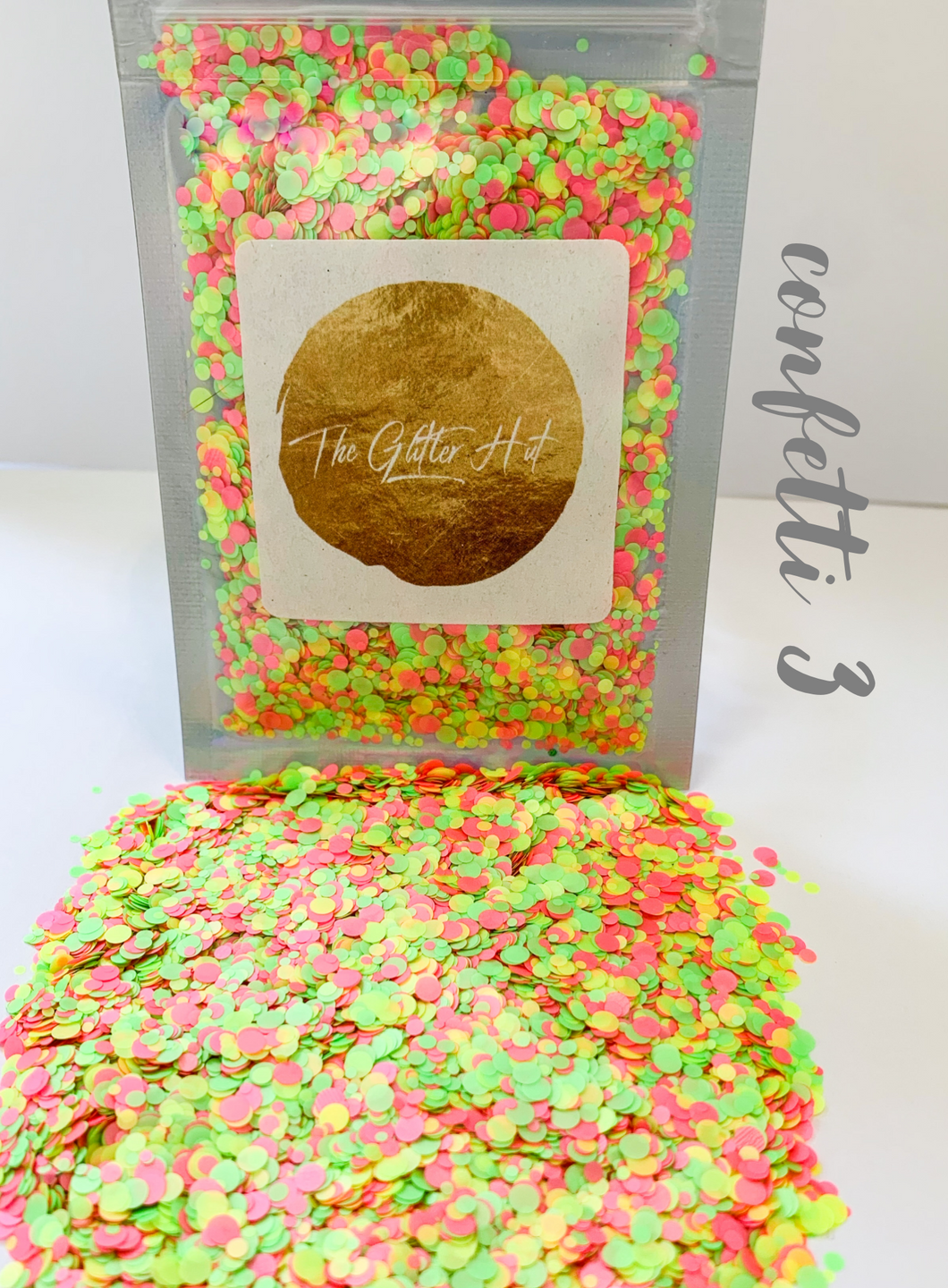 Chunky Mixed 10g Glitter Bag - Confetti 3