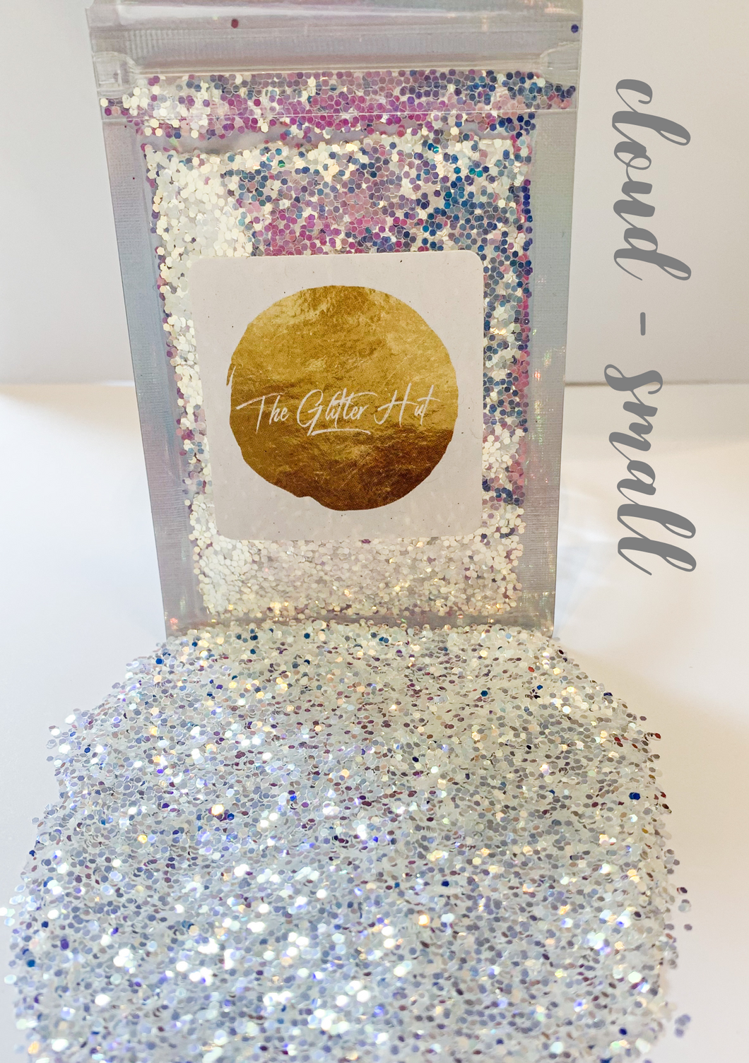 Small Chunky 10g Glitter Bag - Cloud