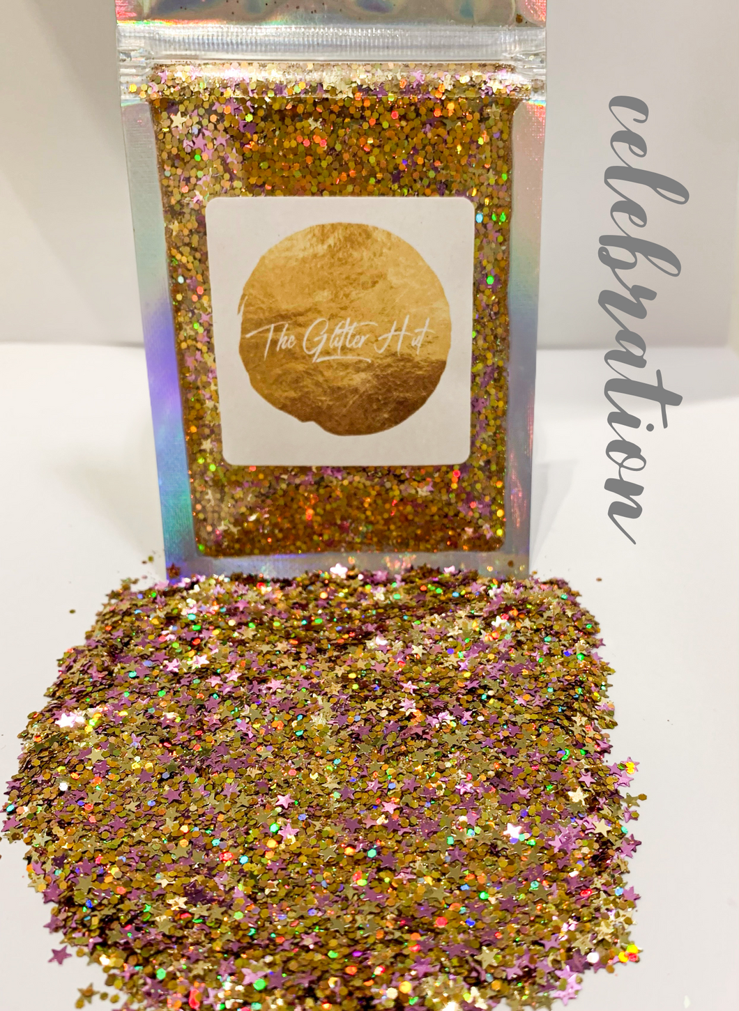 Chunky Mixed 10g Glitter Bag - Celebration
