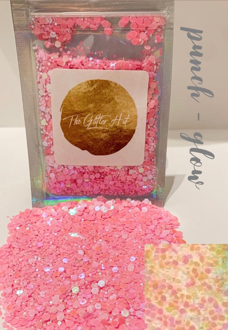 Glowing 10g Glitter Bag - Punch