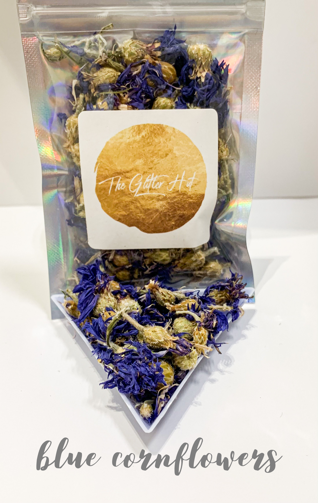 Dried Blue Cornflowers