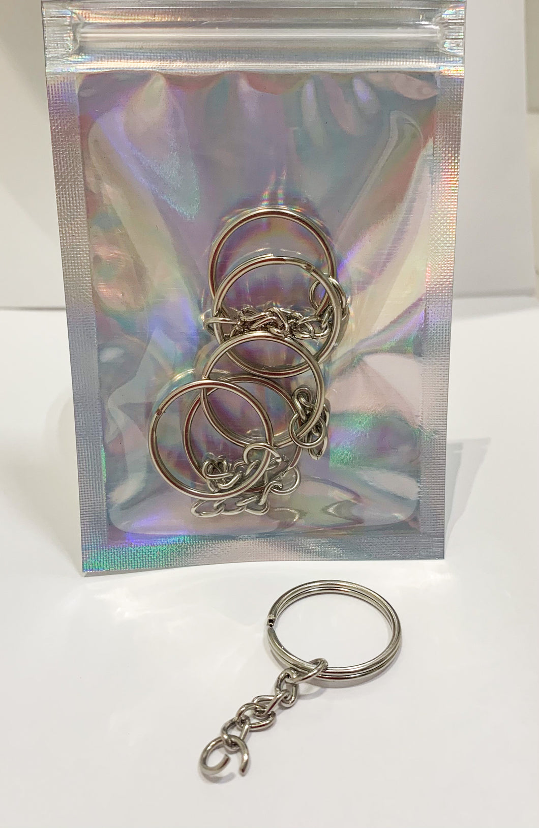 Sliver Key Chains - 5 pack