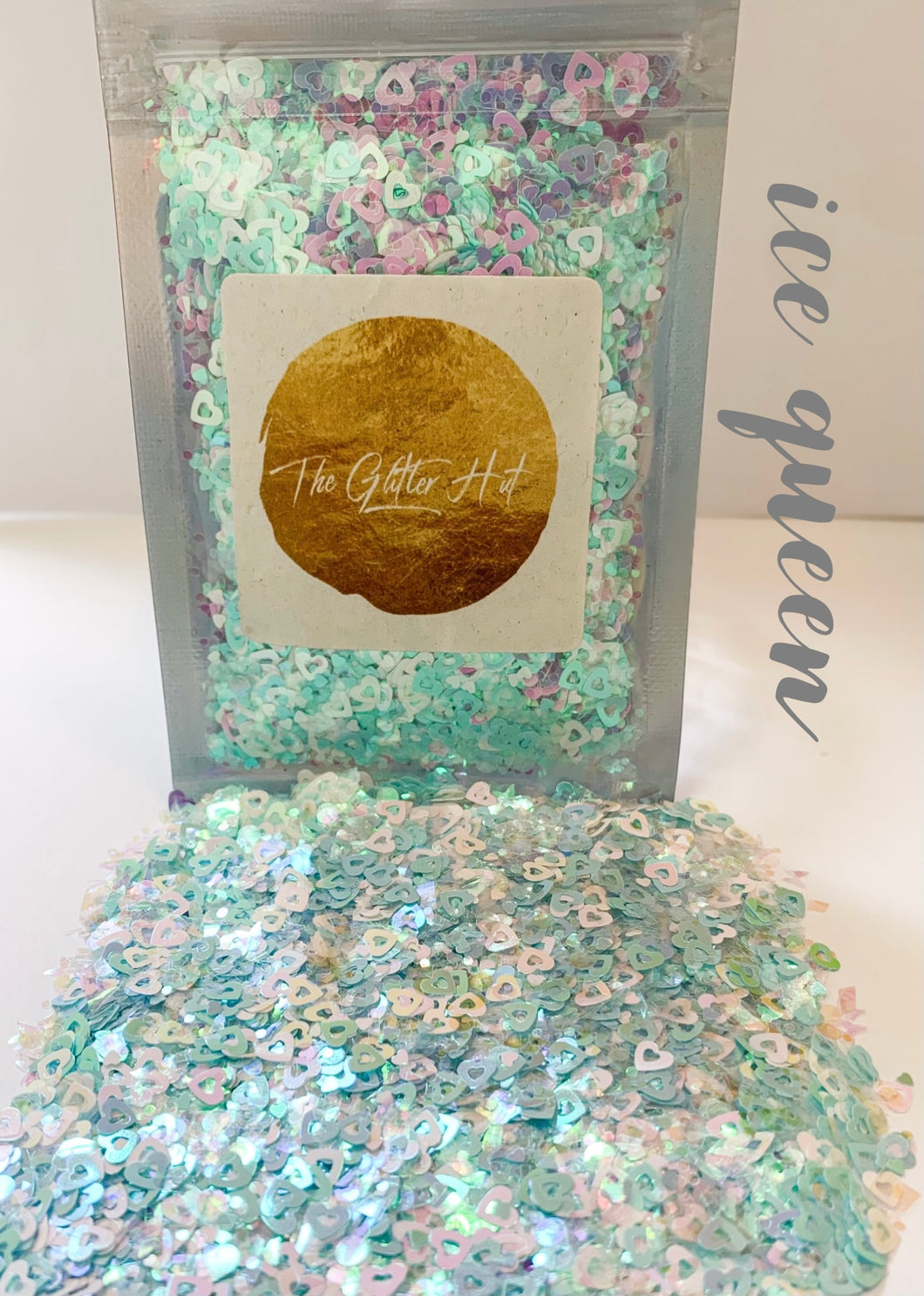 Shaped 10g Glitter Bag - Ice Queen